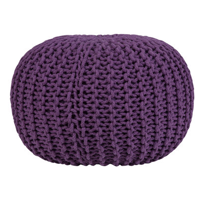 Arne 50cm Wide Round Pouf Ottoman