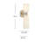 Tallulah Medium Two-Light Bath Wall Sconce