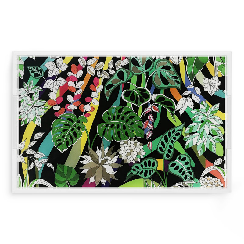 Plateau décoratif Sabi Jungle, L 22,5 po x P 14,5 po x H 2 po