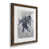 Papier, cadre noyer