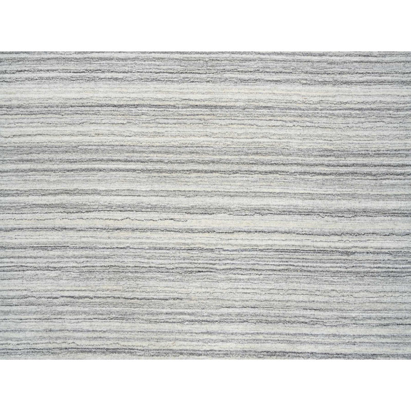Tapis rond gris en laine naturelle tissé à la main 8 pi x 8 pi F64FDD47348B4C858A1A4A25FFA7A92C