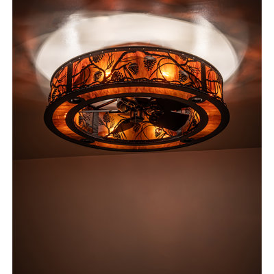 48" Wide Whispering Pines W/Downlights Chandel-Air
