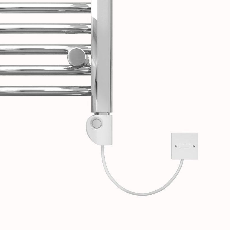 Grimmer Straight Towel Rail Heated Towel Rails, Chrome