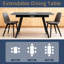 Extendable Dining Table with Steel Base