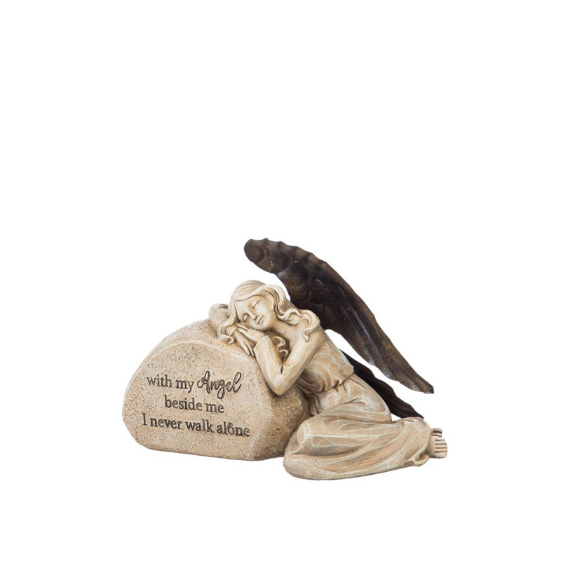 Statue de jardin en souvenir ange Audwine
