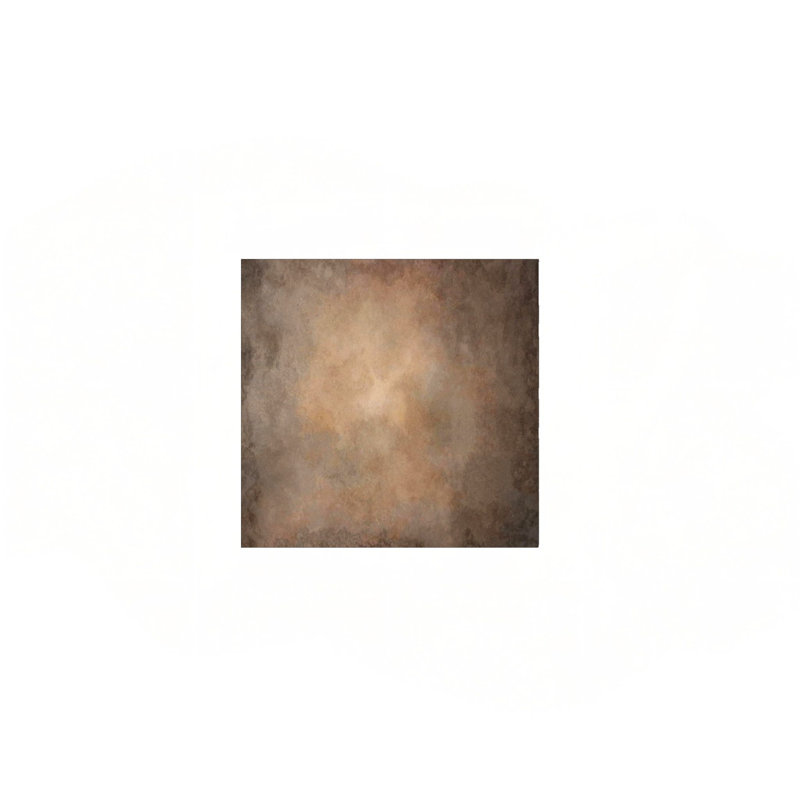Impression sur toile abstraite brune et taupe 24 x 24 po