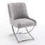 Chaise d'appoint rembourrée en velours Elian-101444837-122883345