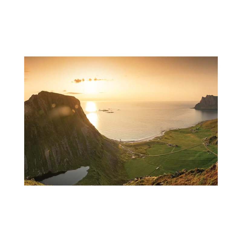 Utakleiv Panorama by Andreas Stridsberg - Gallery-Wrapped Canvas Giclée on Canvas, Canvas, 30.48 cm H x 45.72 cm W