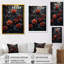 Midnight Mourningred Roses Bouquet - Roses, art mural-1416547987-1416547986