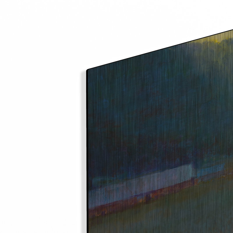 «Red Road» par Carol Strock Wasson, art mural en métal Red Barrel Studio®
