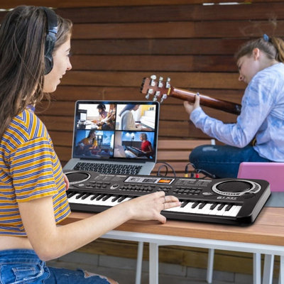 iMounTEK 61-Key Kids Electronic Keyboard with Microphone Multifunctional Music Toy