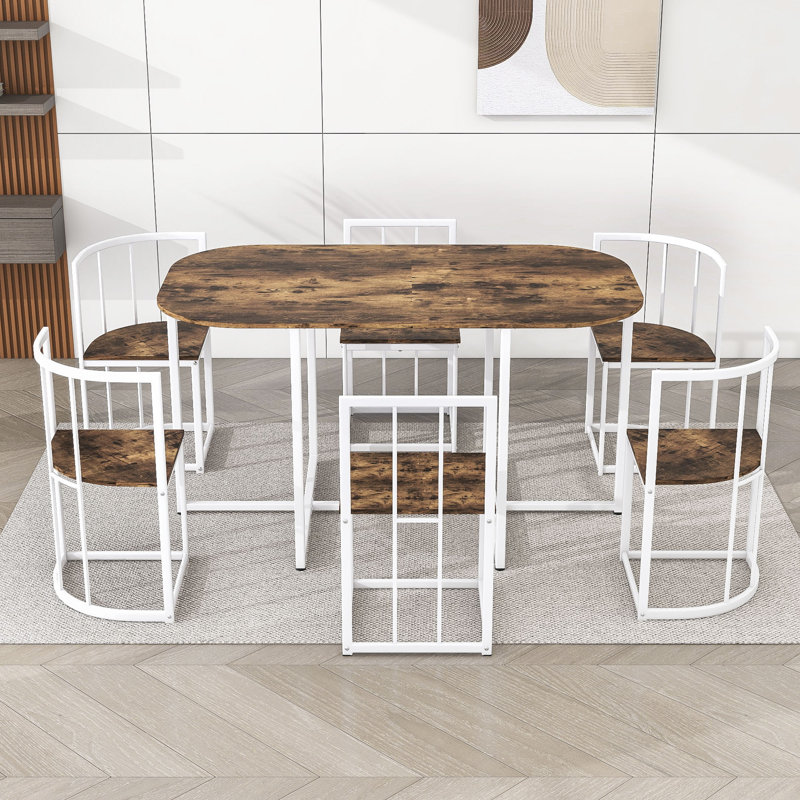 Ensemble repas pour 6 personnes Aronas, Cerisier, Blanc
