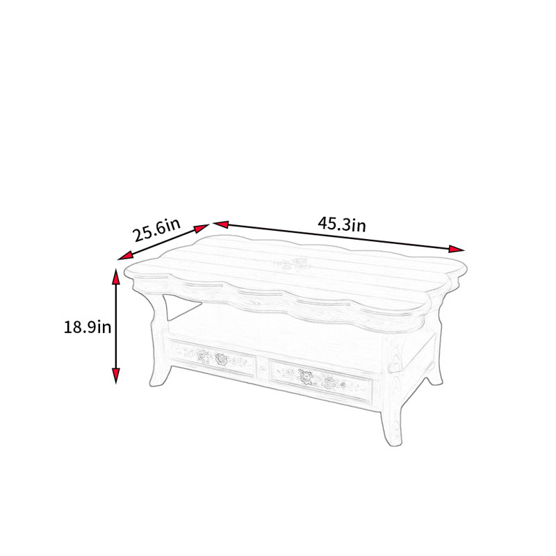 American Retro Style Coffee Table