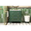 Meuble-lavabo de salle de bain avec lavabo en céramique et bois massif, 3 tiroirs, lavabo de conception classique 30 po, tiroirs, touche classique-115937969