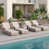 Beige Cushion/Gray Frame selected