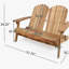 Malibu Adirondack Loveseat-746426527