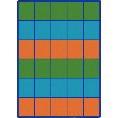 Kid Essentials Squares to Spare Area Rug