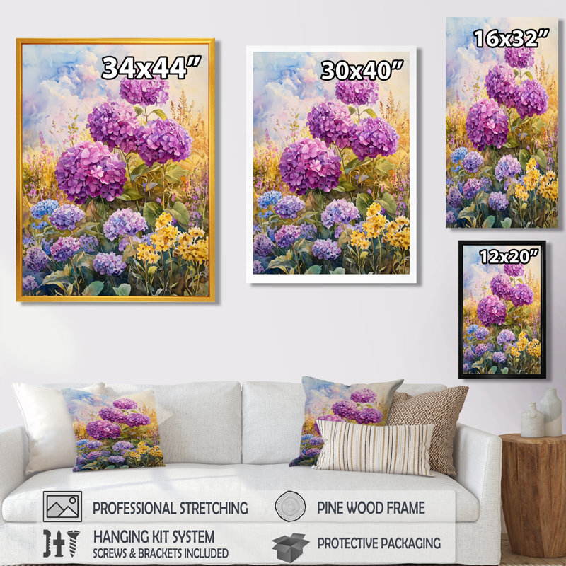Janet - Floral Canvas Prints, Reproduction encadrée d'une seule photo, Noir, H 20 po x l 12 po