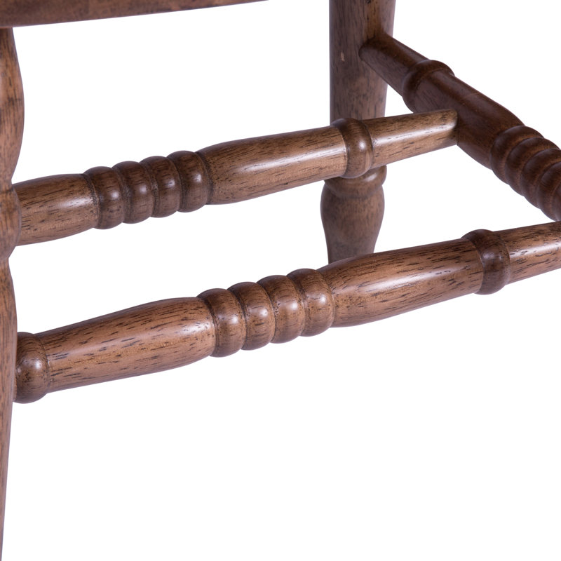 Judique 17.5'' H Solid Wood Side Chair, Antique Honey