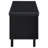 Clackamas Black 2-Door Storage Bench-2091442535