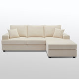 Alden 100'' Upholstered L shape Sofa with Convertible Chaise