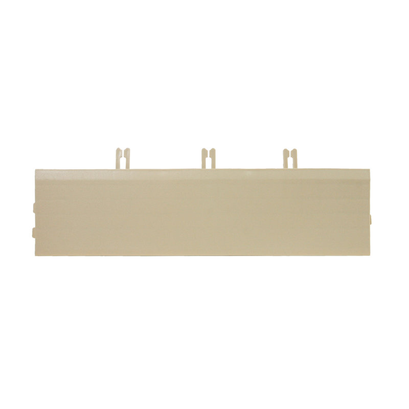 Garniture en plastique mat Quile Tile, Peau de daim beige