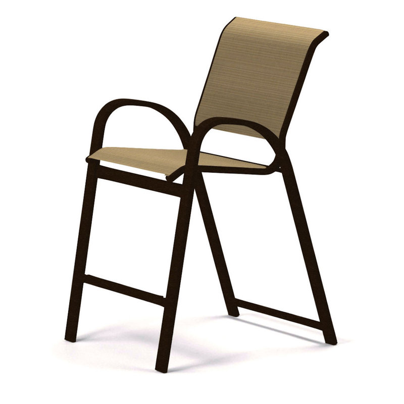 Tabouret de bar 42 po Holna, Moka Sunbrella®, Kona texturé