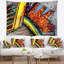 Tapisserie colorée d'illustration abstraite-28502097
