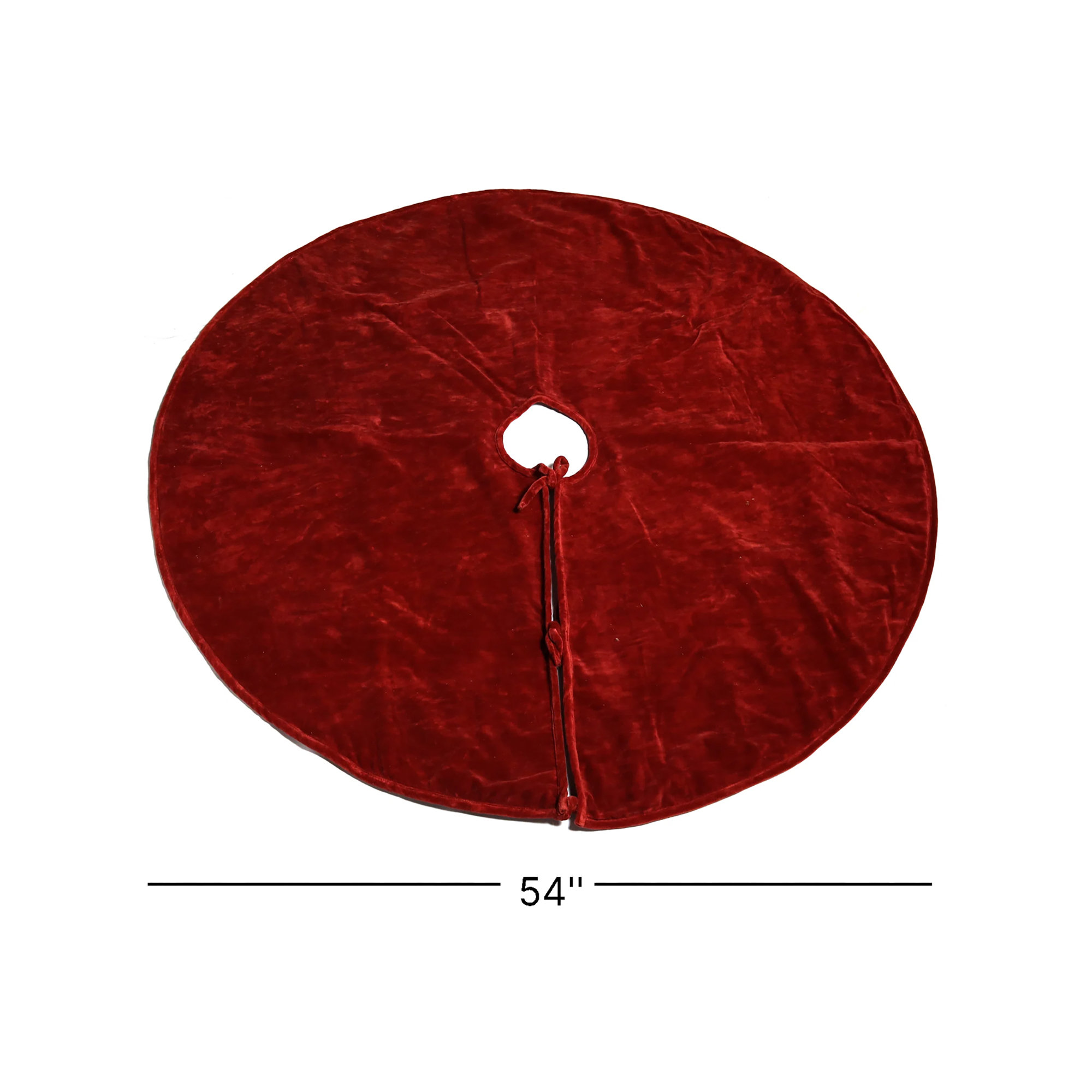 Velvet Tree Skirt, Red