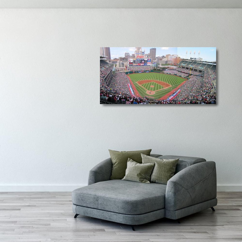 Progressive Field, 20" H x 40" W