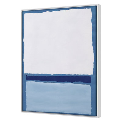 Blue Colorblock 6 Print by Goderwis, Kyle