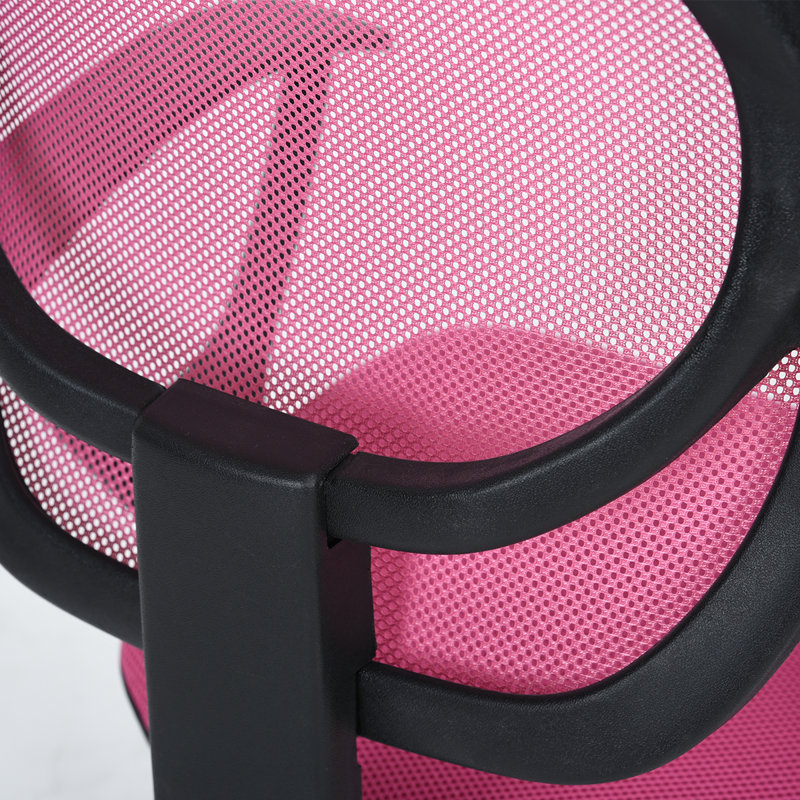 Perlberg Mesh Office Chair, Pink