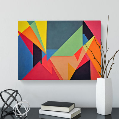 Suprematism Art Modern Vol.2 Abstract - Wrapped Canvas