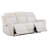 Patrick Ivory Upholstered Power Reclining Sofa