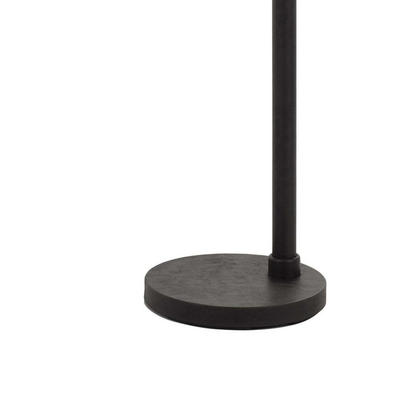 Kam 30'' Black Arched Floor Lamp