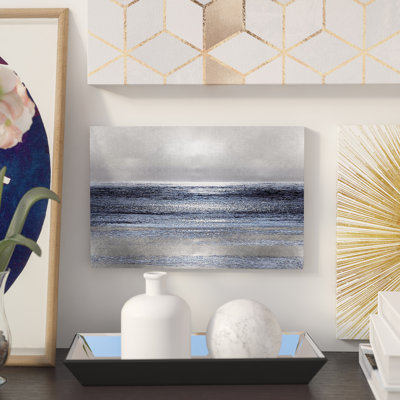 « Silver Seascape III », reproduction sur toile