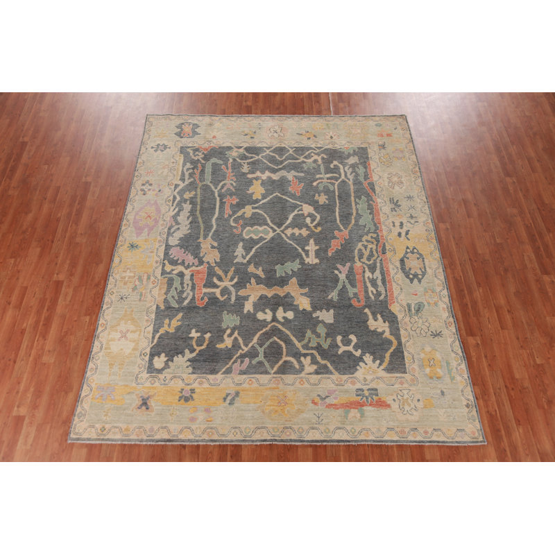 Vegetable Dye Oushak Turkish Area Rug 8x10
