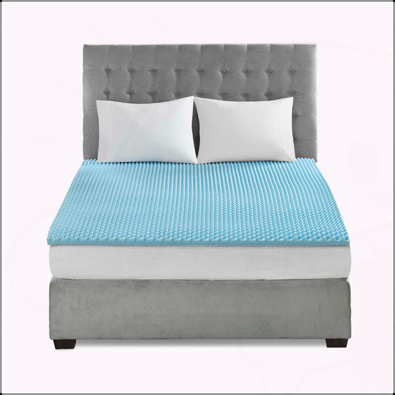 Surmatelas réversible hypoallergénique toutes saisons 1,5 po, Grand