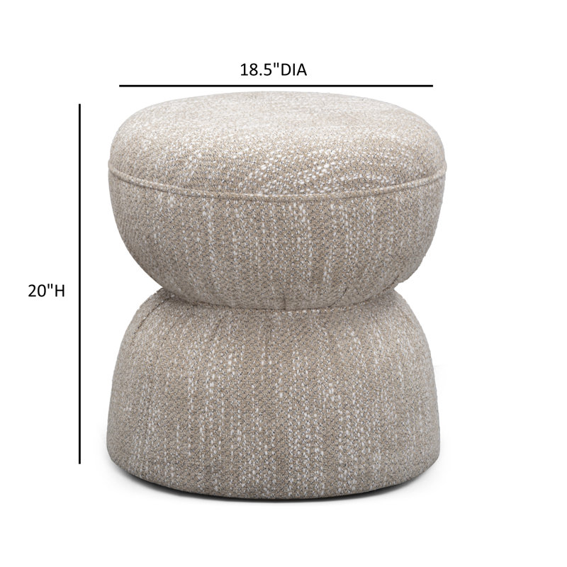 Repose-pieds Tomlin Beige Gaming, Beige