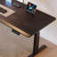 Bureau rectangulaire en bois massif noir-130155123