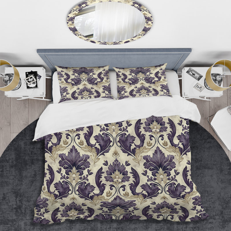 Ensemble de housse de couette Modern, Housse de couette simple et deux taies décorative