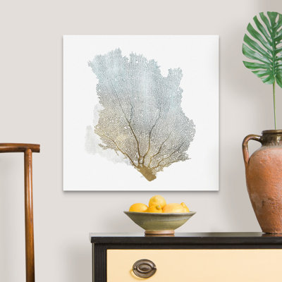 «Delicate Coral I» par Isabelle Z - reproduction d'art sur toile