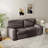 Modern Loveseat Sofa with Chenille Fabric and Deep Seat Comfort-128966019