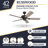 Russwood 42" Ceiling Fan with No Light-1904766151