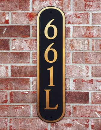 Oval Wall Plaque, Yes, Gold