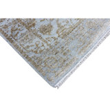 Oriental Area Rug in Gold
