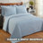 Jullian 100% Cotton Chenille Tufted Bedspread Set - Classic Stripe Coverlet, Soft & Cozy Bedding Set for All Seasons, Machine Washable-2126914584-2126914590