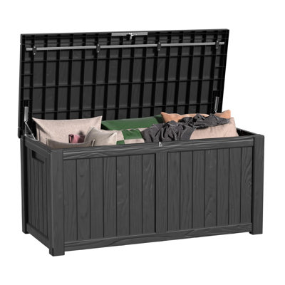 540L Lockable Waterproof Resin Outdoor Storage Box