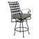 Classico-W Iron Outdoor 27.5'' Bar Stool with Cushion