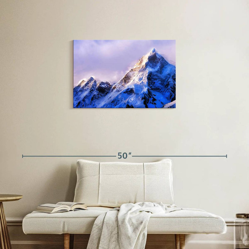 Sommet du Mont Everest à Alvord, H 20 po x l 30 po
